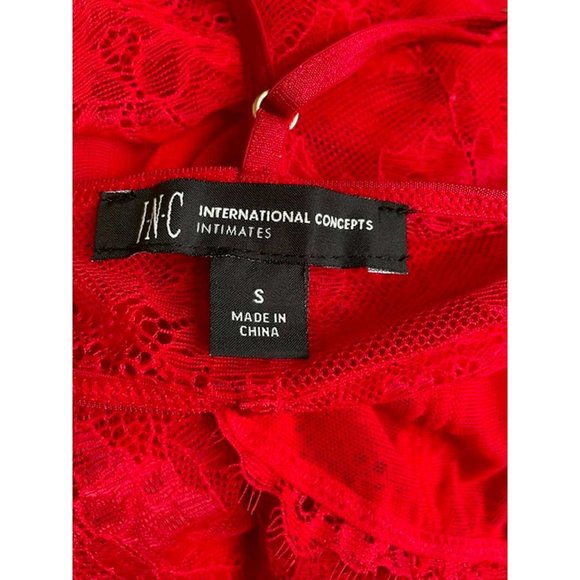 INC International Concepts Lace Cupped Chemise Lingerie Nightgown SMALL (1123) - Picture 5 of 8